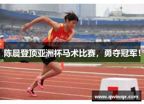 陈晨登顶亚洲杯马术比赛，勇夺冠军！